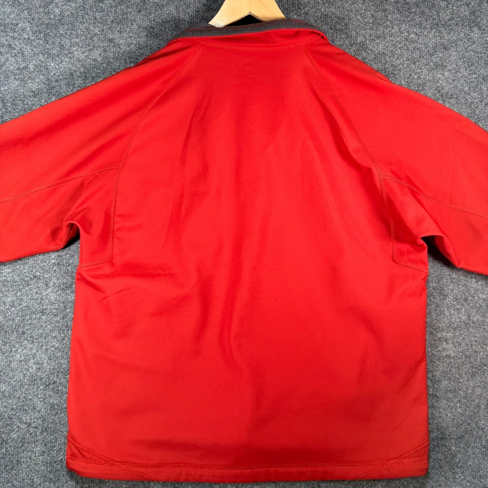 Nike ACG Softshell Jacket Mens XL Red Fleece Lined Outdoor Hiking Vintage 90's - Picture 3 of 15